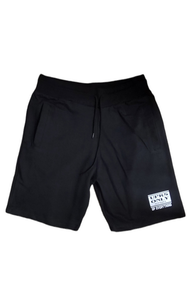 Black Logo Block Shorts