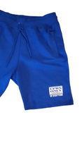 Blue Logo Block Shorts