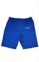 Blue Logo Block Shorts