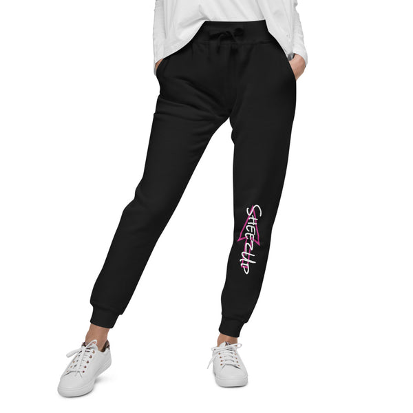 SheezUp Hyper Pink Unisex fleece sweatpants