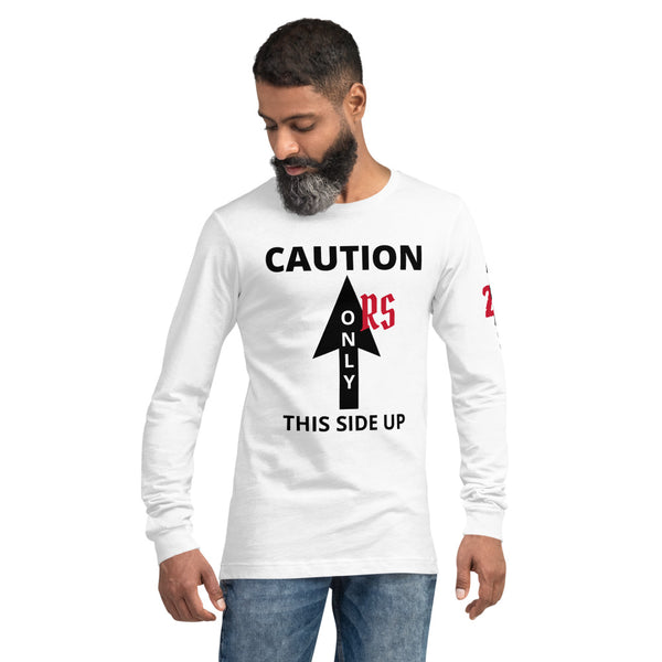 CAUTION Unisex Long Sleeve Tee